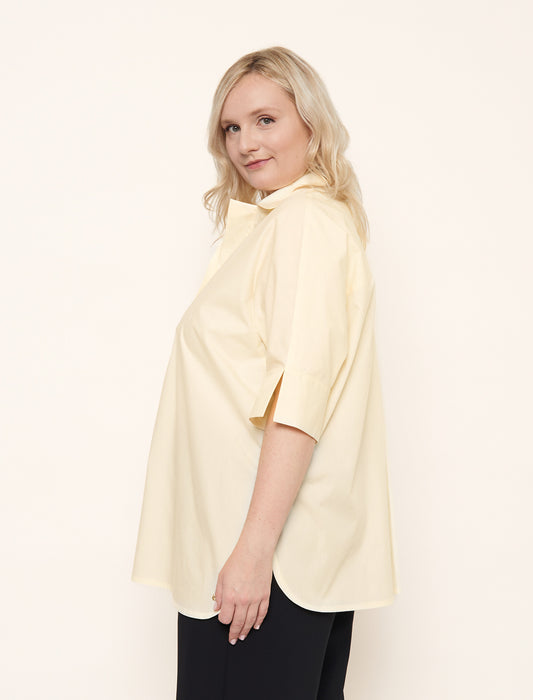 Ivory cotton blouse