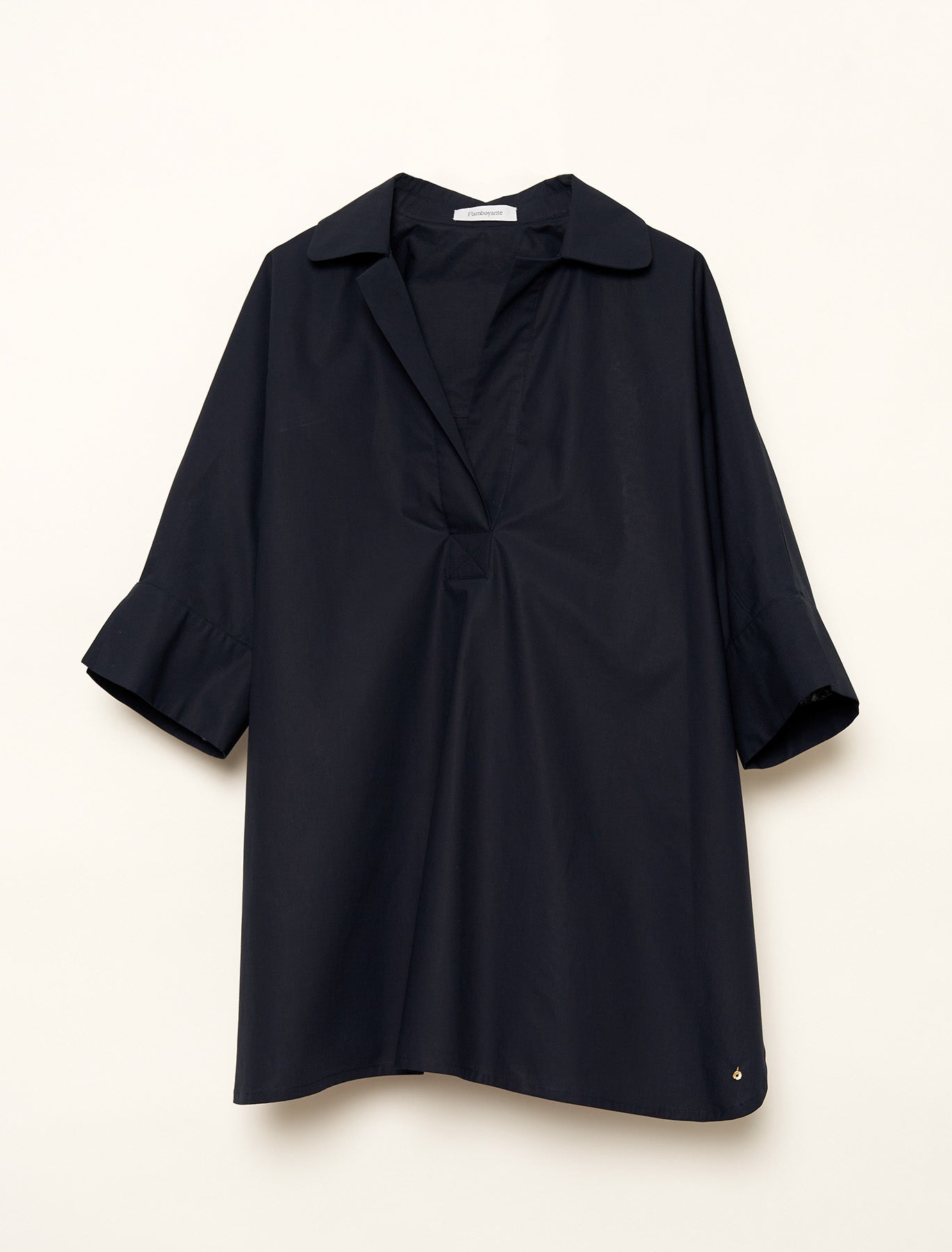 Midnight blue cotton blouse