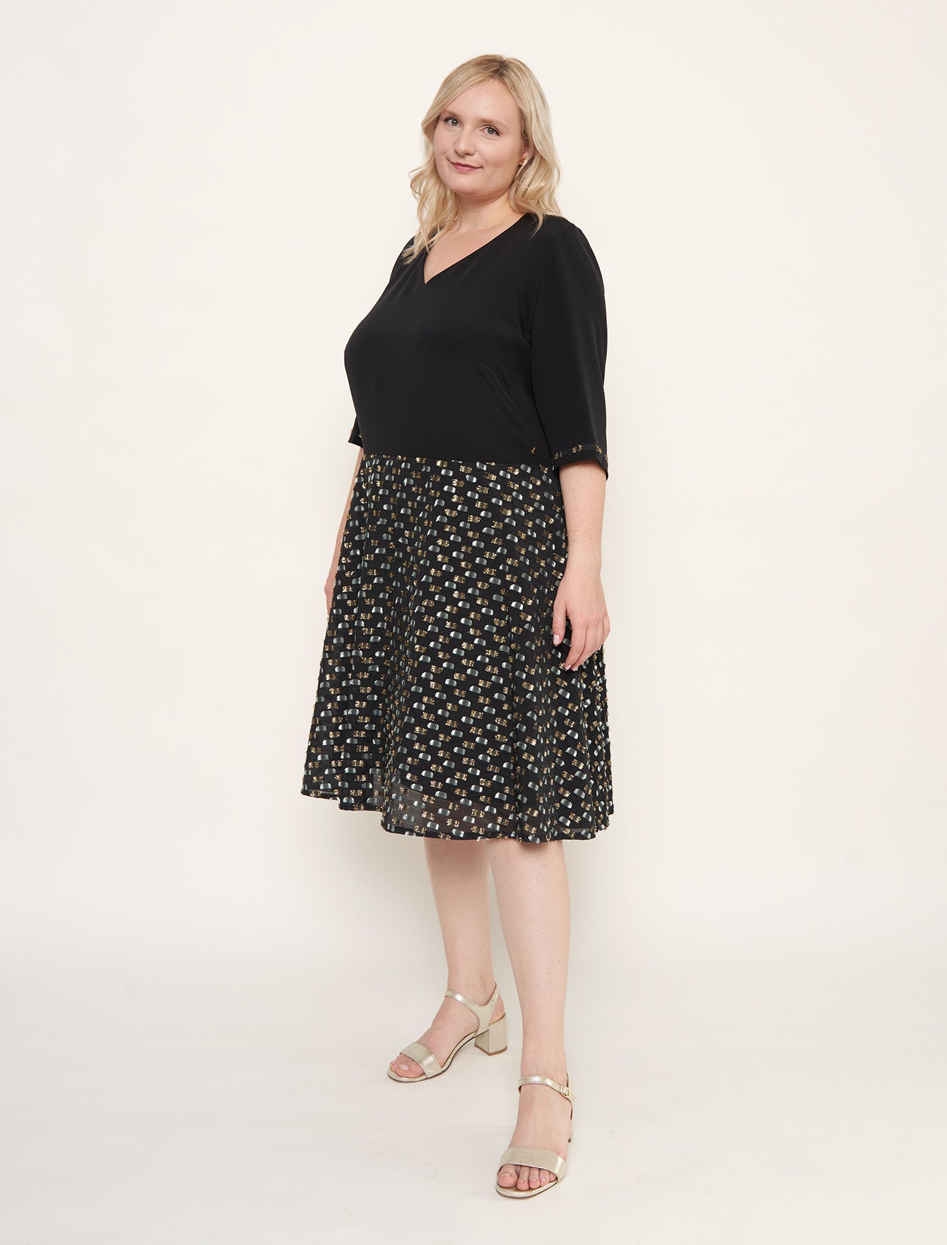 Robe de cérémonie en soie noire