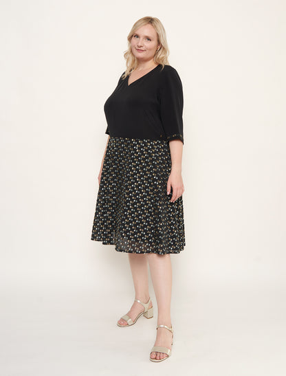 Robe de cérémonie en soie noire